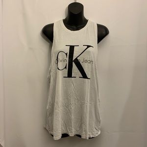 (3 for $39) Calvin Klein White Tank
